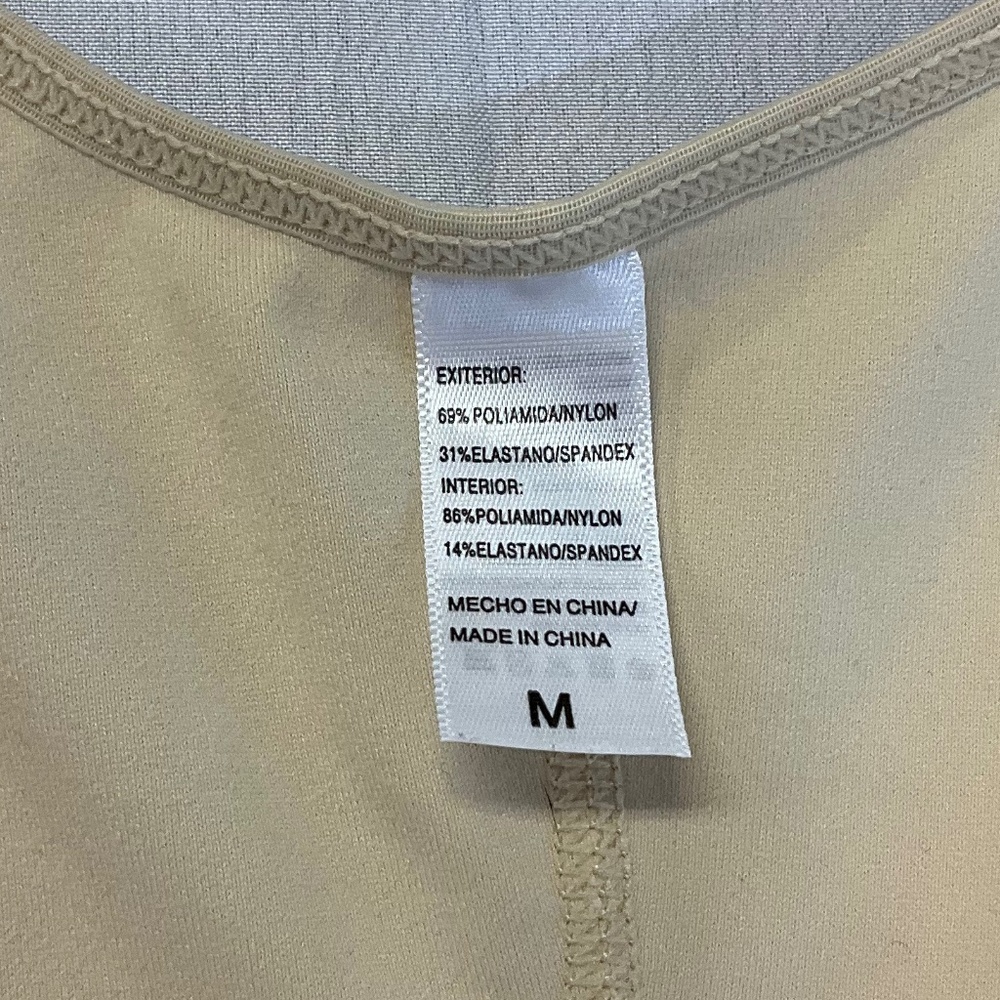 Fajas Post Op Compression Bodysuit Nude Butt Lift Shaper Size Medium - Picture 5 of 10